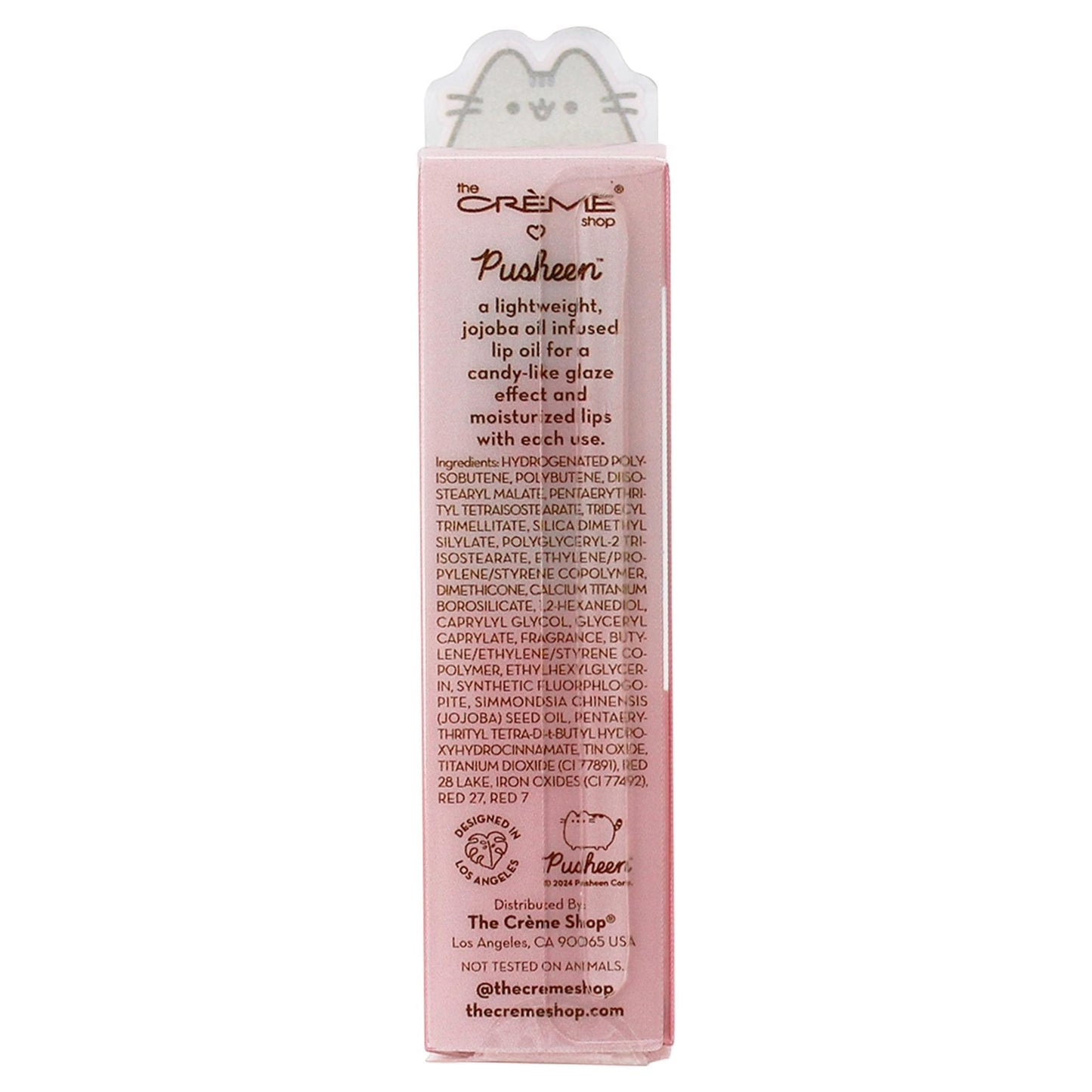 THE CRÈME SHOP X PUSHEEN Candy Glaze Lip Oil | Infused with Jojoba Oil for Deep Moisture | Limited Edition, Made in Korea | Cruelty-Free (TWINKLE Beauty & Personal Care The Crème Shop