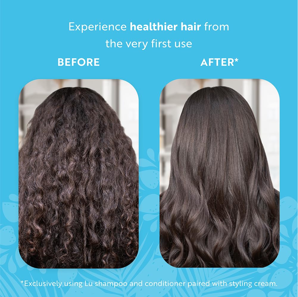 Lu by LatinUs Beauty Control Conditioner Anti-Frizz Tame & Sleek for Frizzy, Hard to Manage Hair (12 oz)
