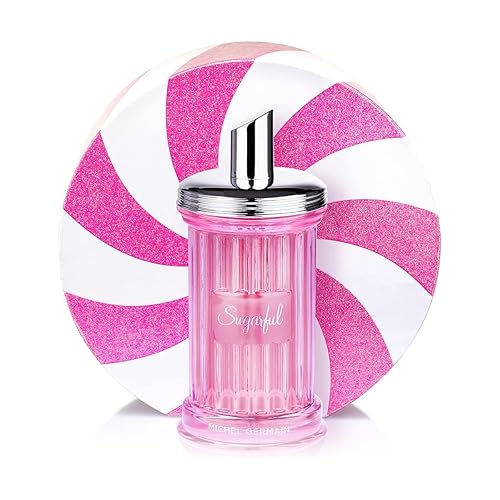 Michel Germain Sugarful Eau de Parfum Fragrance Spray, Top Notes of Sparkling Tangerine & Wild Strawberry, Playful Pink Cotton Candy, Light Scent Beauty & Personal Care Michel Germain