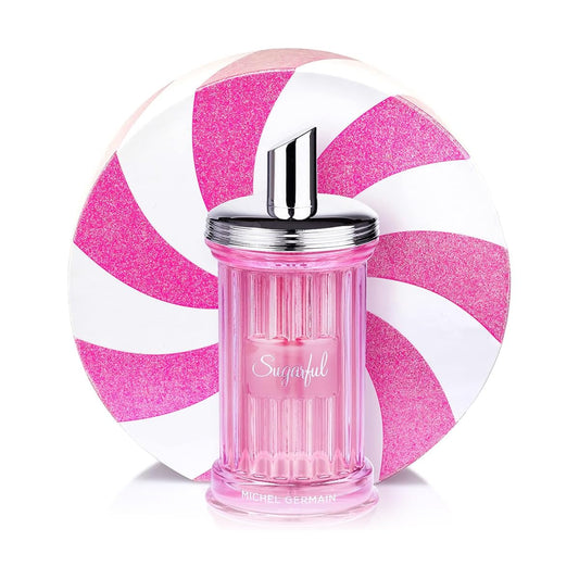 Michel Germain Sugarful Eau de Parfum Fragrance Spray, Top Notes of Sparkling Tangerine & Wild Strawberry, Playful Pink Cotton Candy, Light Scent Beauty & Personal Care Michel Germain