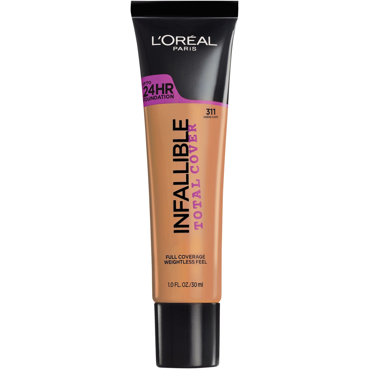 L’Oréal Paris Infallible Total Cover Foundation, Creme Cafe, 1 fl; oz. Beauty & Personal Care L'Oreal Paris
