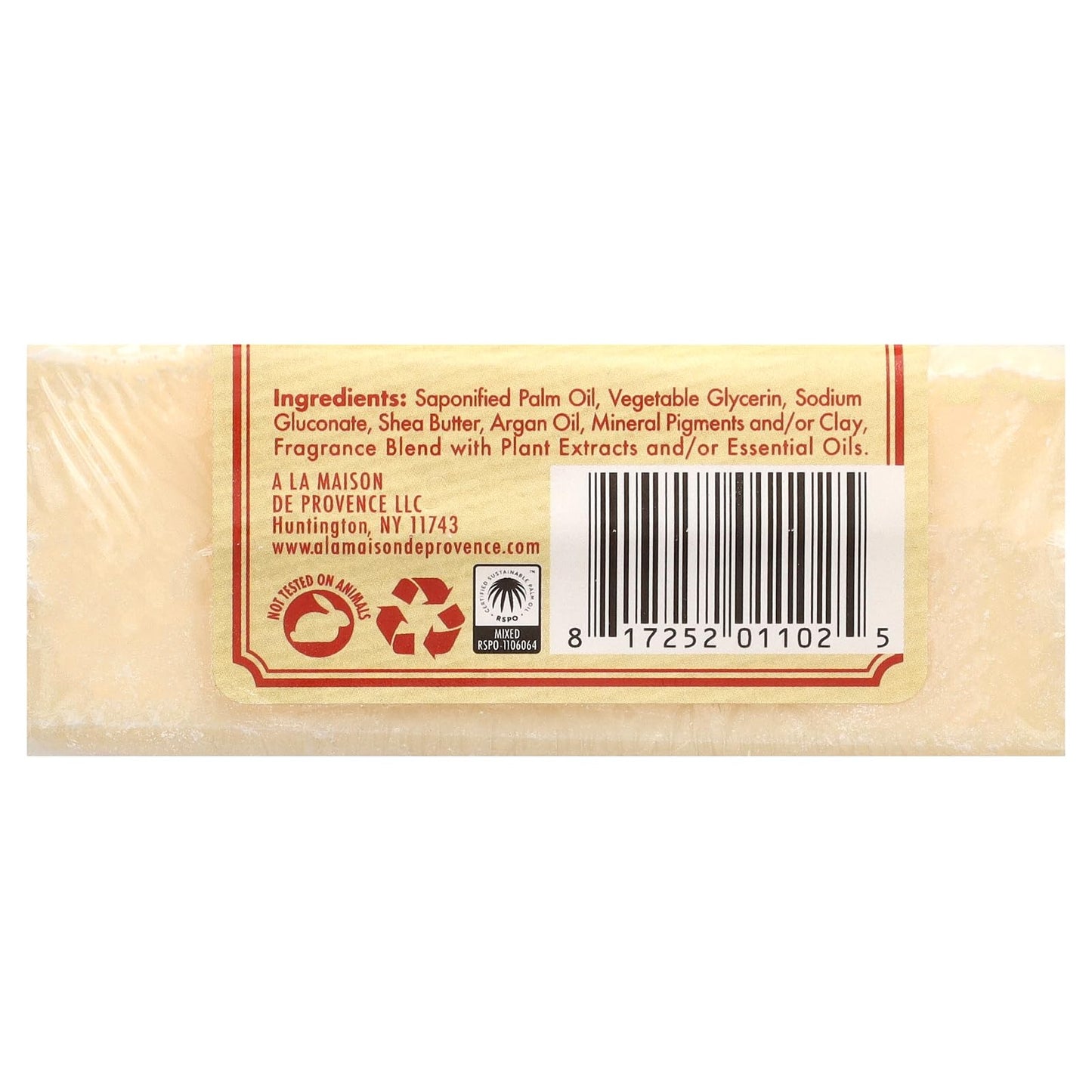 A La Maison Soap Bar Honey Crisp Appl Beauty & Personal Care A LA MAISON