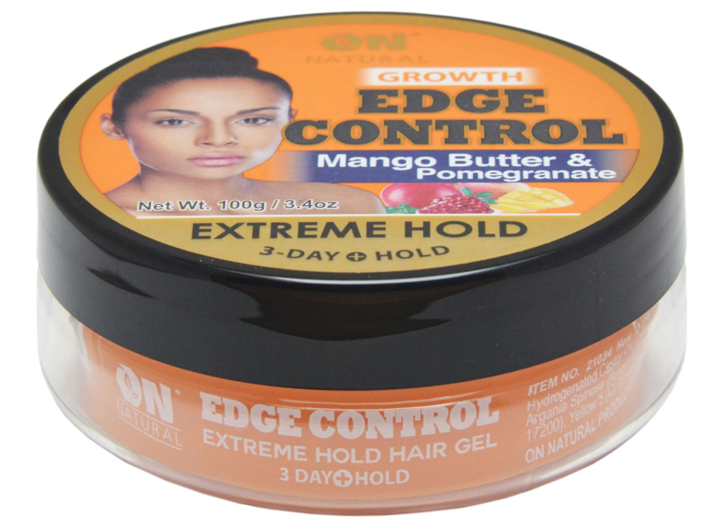 On Natural Edge Control Extreme Hold-Mango Butter and Pomegranate (3.4oz) Beauty & Personal Care On Natural