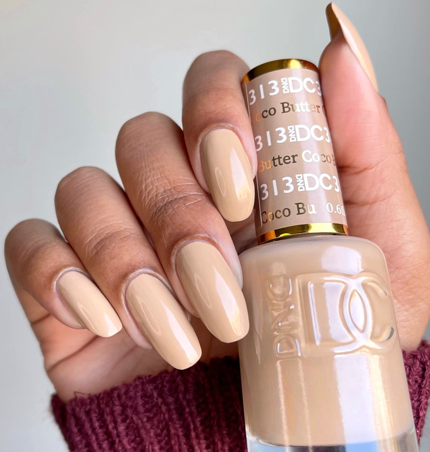 DND Gel Polish Set - 1 each of Beige Gel Polish and Beige Nail Polish, 313 Coco Butter, 0.5 Fl Oz Beauty & Personal Care DAISY DND