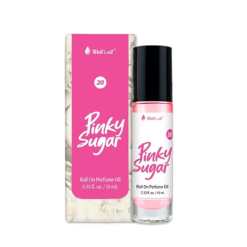 Well's Oil Roll-On Perfume Oil (Pinky Sugar) | Oil-Based Fragrance | Long-Lasting Wear | Paraben-Free | 0.33 fl oz / 10 ml Beauty & Personal Care Well's Oil