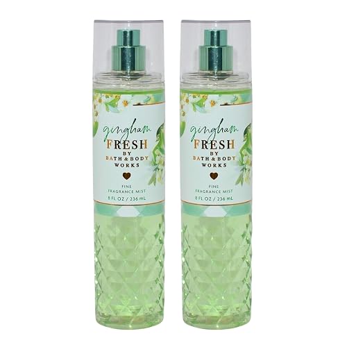 Bath & Body Works Fine Fragrance Mists, Set of 2, 8oz Each Bottle (Gingham Fresh) Beauty & Personal Care Bath & Body Works