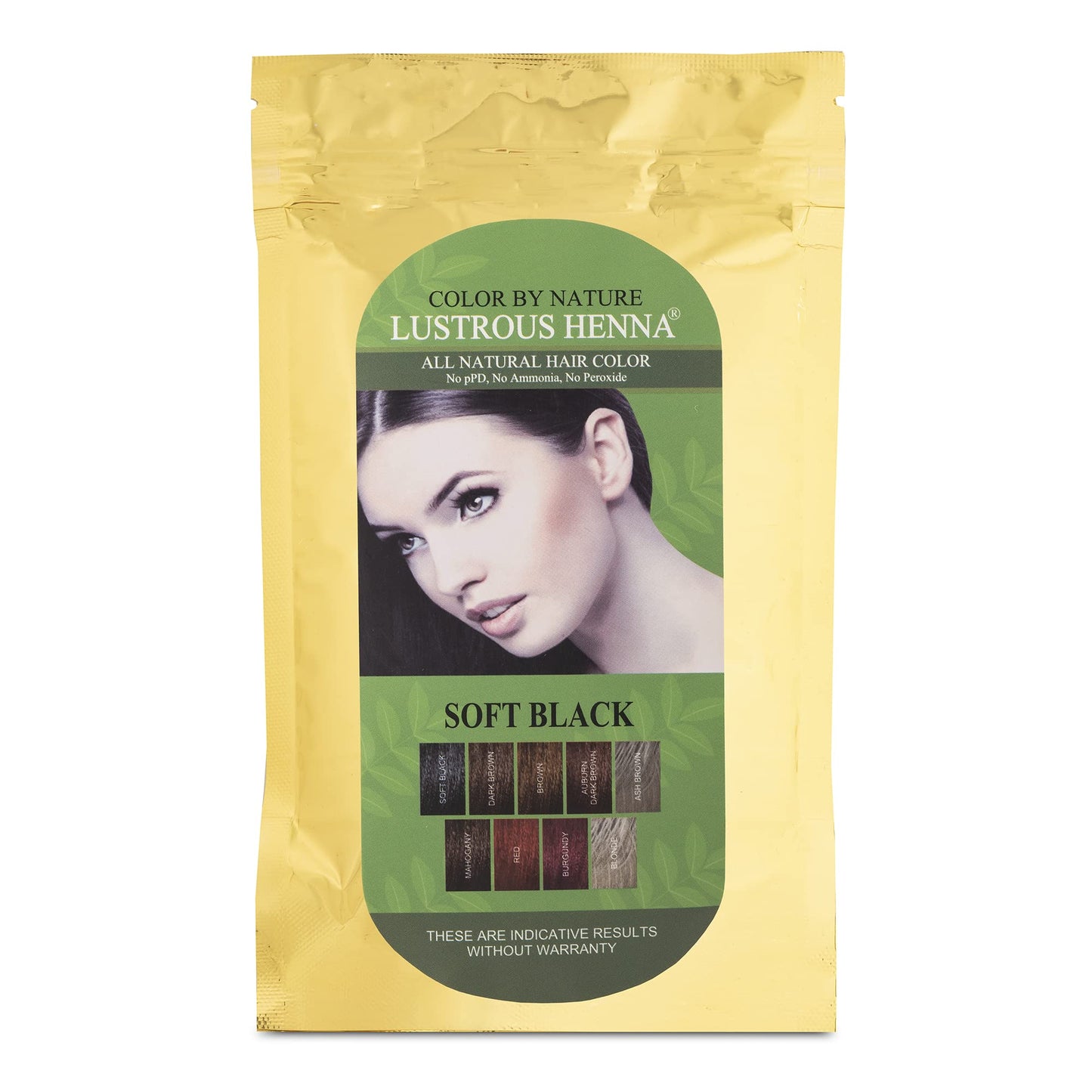 Soft Black Color By Nature Lustrous Henna 100 grams Beauty & Personal Care Lustrous Henna