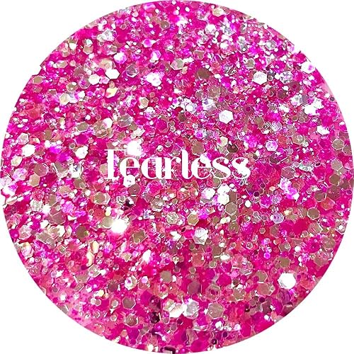 Pink Polyester Glitter | Craft Glitter | Glitter for Arts & Crafts | Tumblers | Cosmetics | Nails | Epoxy Resin Art | Slime | DIY | Body Glitter | 1 Beauty & Personal Care Glitter Heart Co.