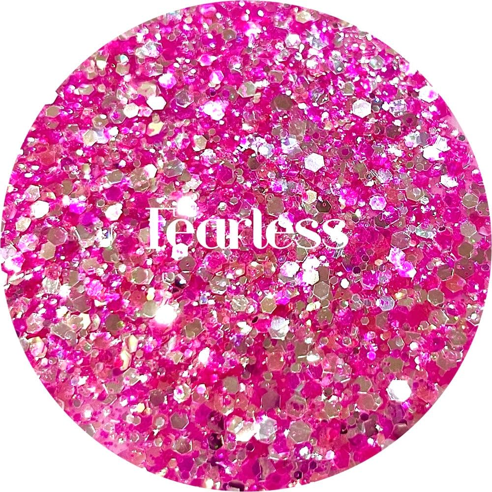 Pink Polyester Glitter | Craft Glitter | Glitter for Arts & Crafts | Tumblers | Cosmetics | Nails | Epoxy Resin Art | Slime | DIY | Body Glitter | 1 Beauty & Personal Care Glitter Heart Co.