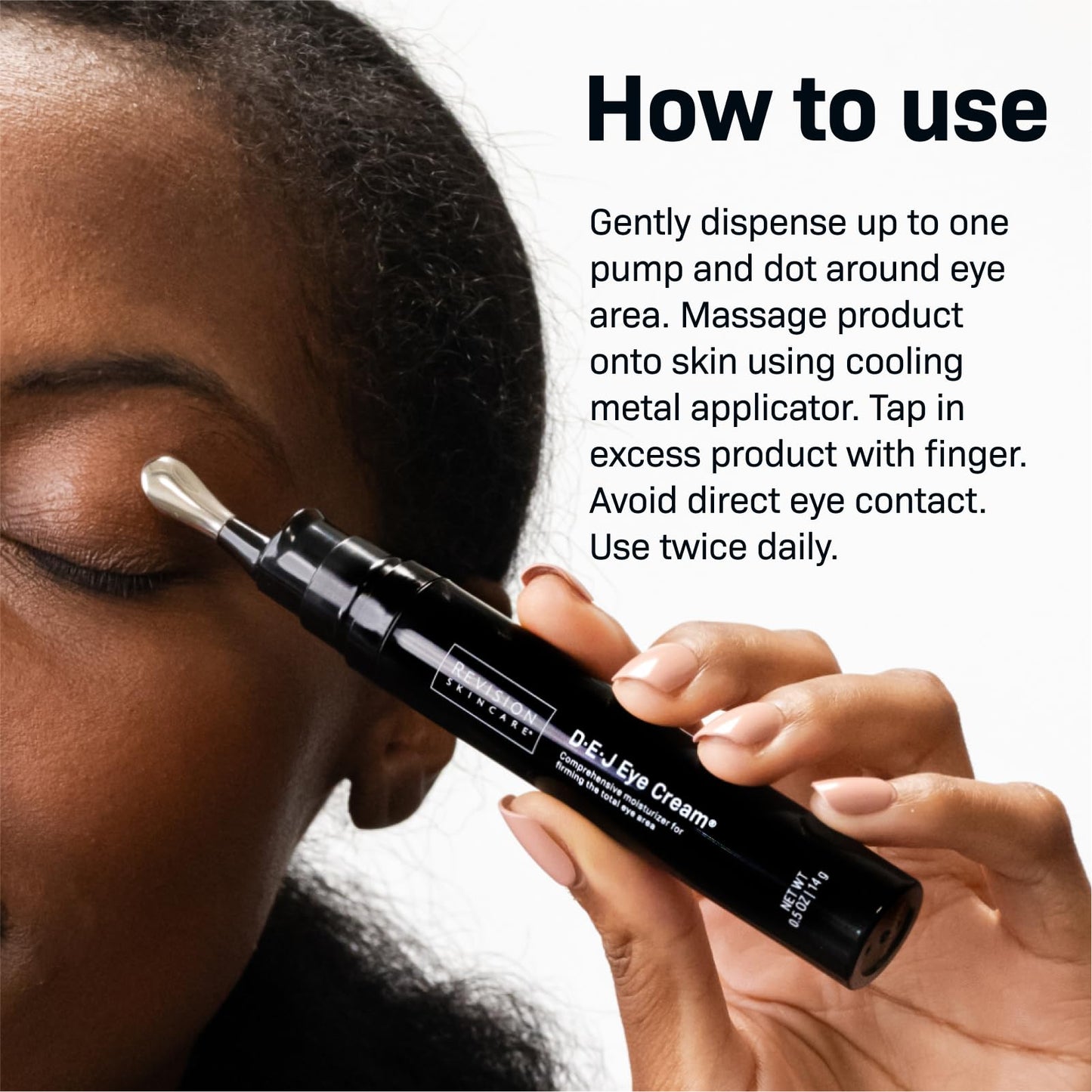 Revision Skincare D·E·J Eye Cream®, Clinically Proven to Reduce Under-Eye Fine Lines and Wrinkles with Peptides and Hyaluronic Acid for a Firmer Beauty & Personal Care Revision Skincare