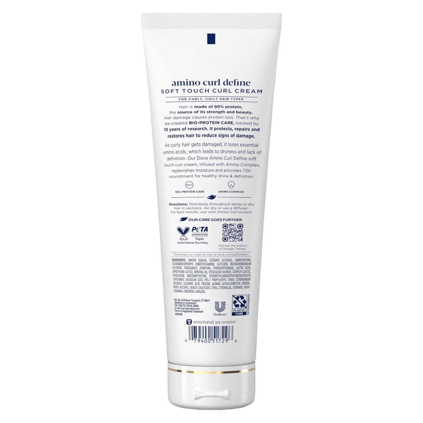 Dove Curl Cream Amino Curl for Curly, Coily Hair with Bio-Protein Care Technology + Amino Complex 8 Fl Oz Beauty & Personal Care Dove