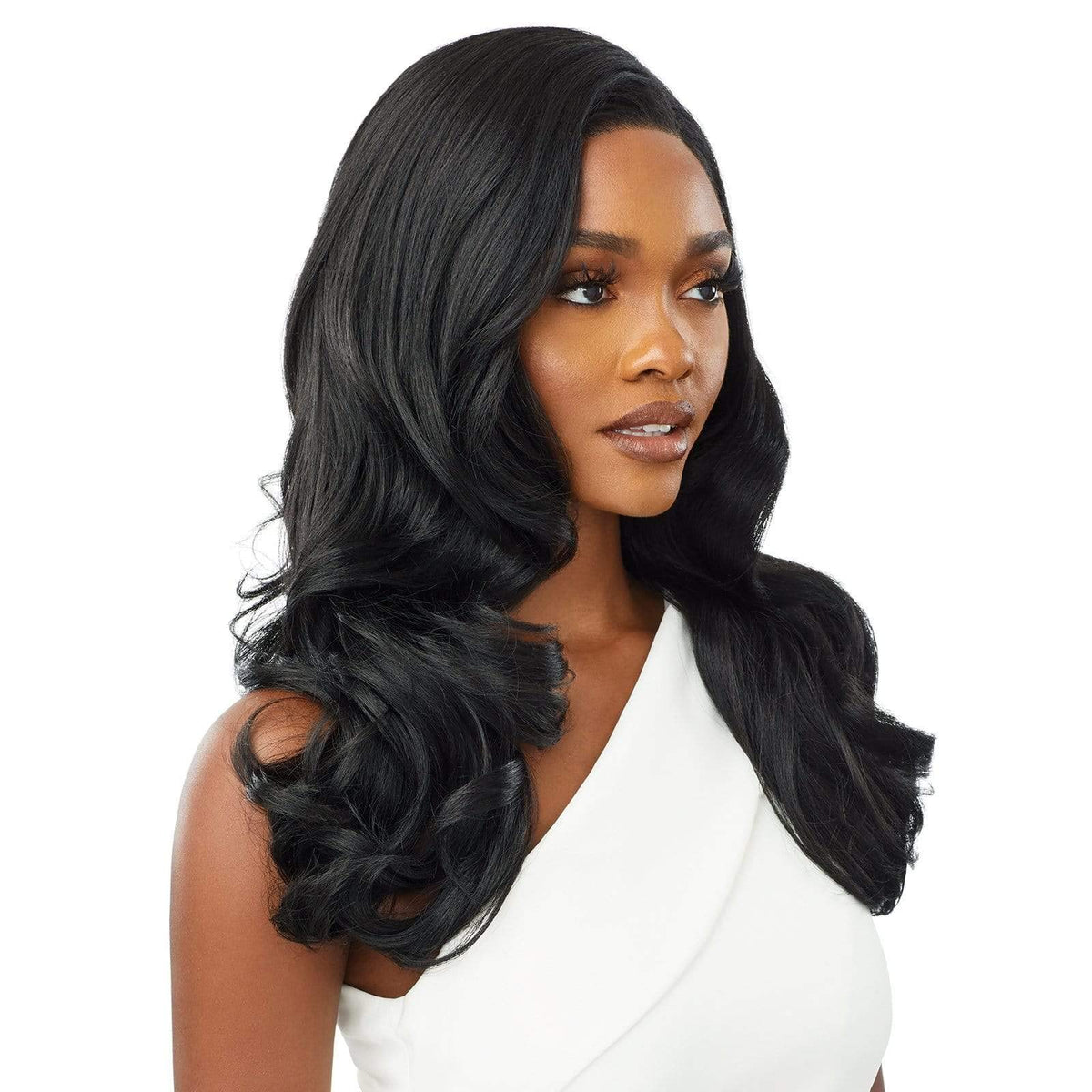 Outre melted Hairline Lace Front Wig Frontal Effect Hairline HD Transparent Lace HARPER (DRFF4/HAZHN)