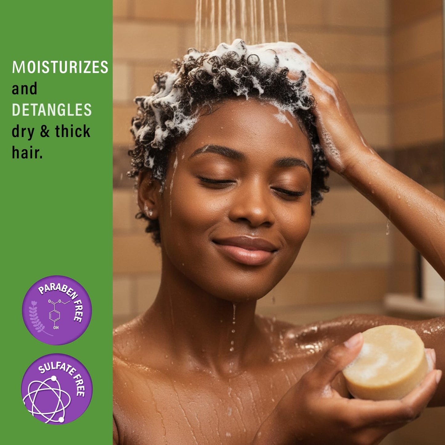 Doyley’s Haitian Black Castor Oil Shampoo Bar 5oz & Mega Moisture Deep Conditioner 8oz Bundle - Rosemary Oil & Chebe Powder - Softens, Detangles Beauty & Personal Care Doyley's Beauty Care