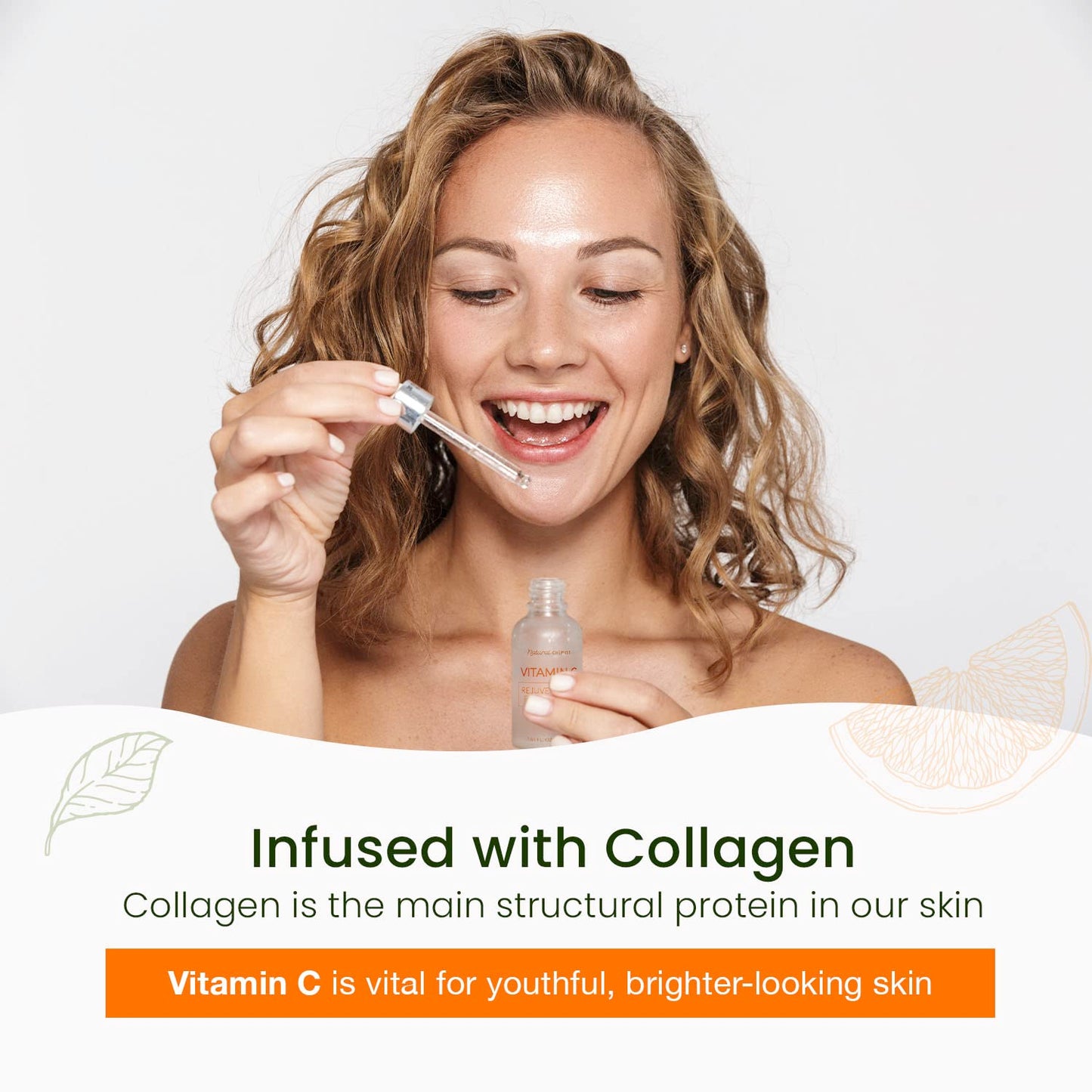Natural Chemist Vitamin C Serum With Collagen - Dermatologist Tested, Skin Brightening, Anti-Aging, Acne Treatment, Fades Dark Spots, Cruelty Free Beauty & Personal Care Natural Chemist