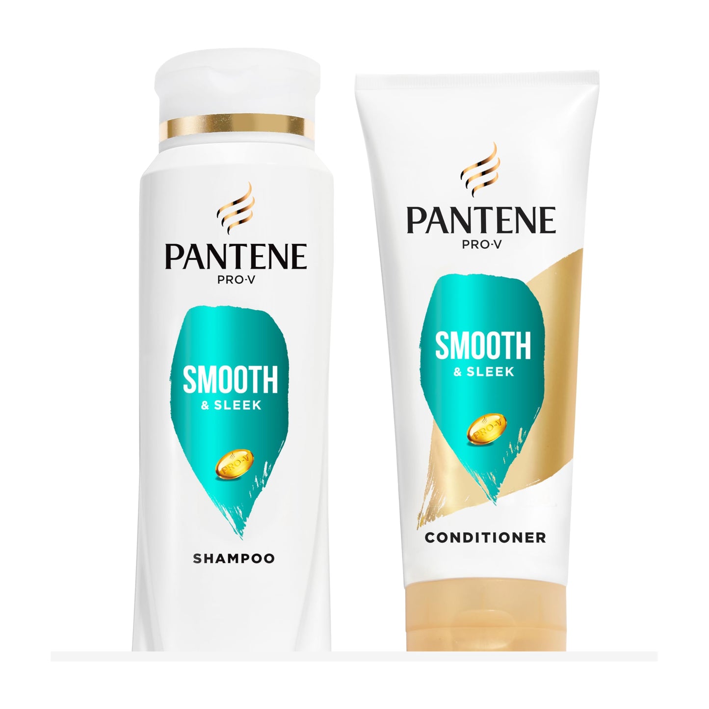 Pantene Pro-V Smooth & Sleek Duo Set Shampoo & Conditioner 12-12.6 Fl Oz Beauty & Personal Care Pantene
