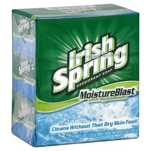 Irish Spring Moisture Blast Deodorant Soap , 3 x 4 oz Beauty & Personal Care Irish Spring