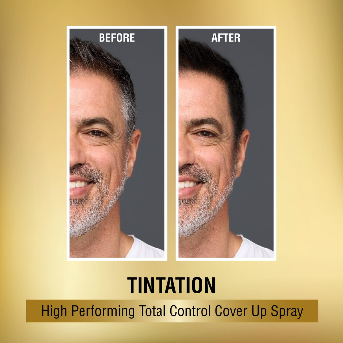 Red by Kiss Tintation Temporary Hair Color Spray, Instant Gray Root Touch Up Coverage, Water-Resistant & Smudge-Proof, Easy Wash Out, Barber Beauty & Personal Care Red by Kiss