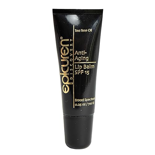 Epicuren Discovery Anti-aging Lip Balm SPF 15, Tea Tree, 0.25 oz. Beauty & Personal Care epicuren DISCOVERY