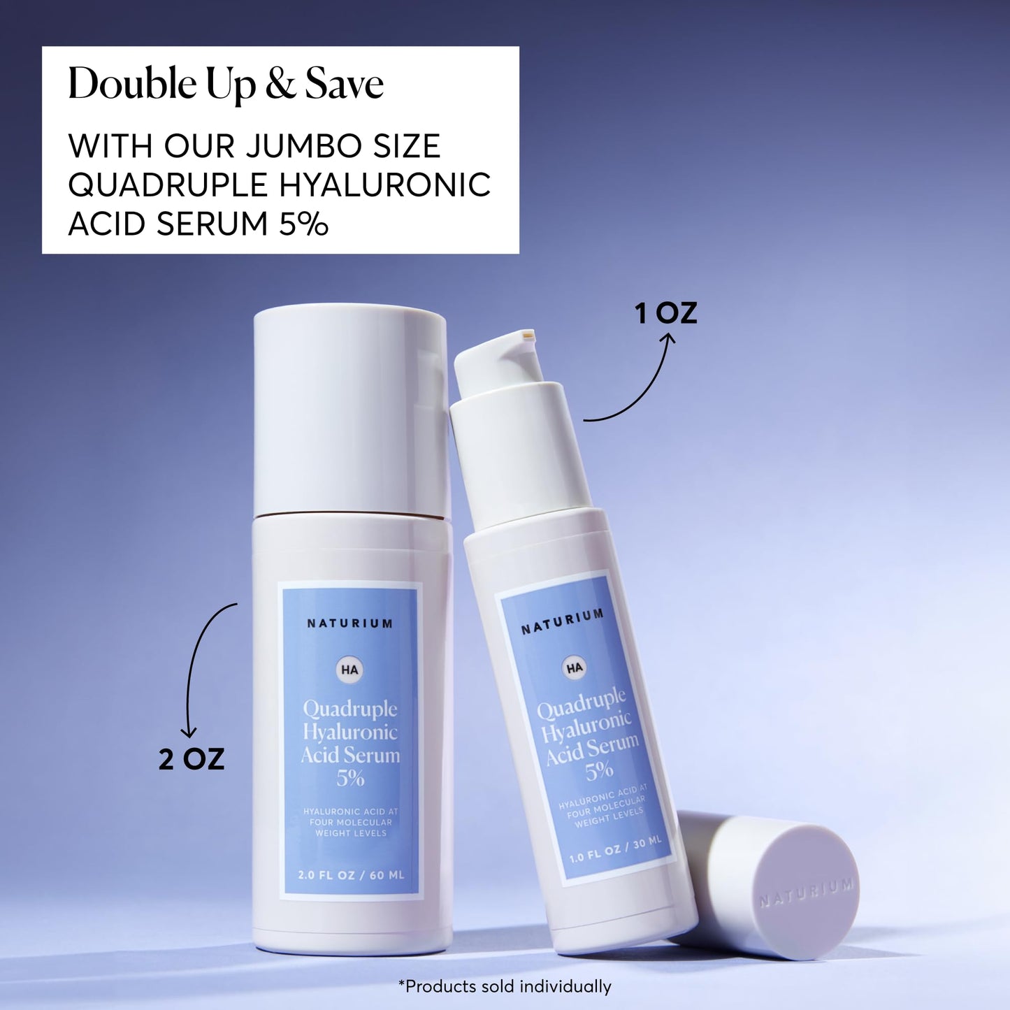 Naturium Quadruple Hyaluronic Acid Serum 5%, Hydrating & Plumping Face Serum, Anti-Aging & Moisturizing Skin Care, Fragrance-Free, 1 oz Beauty & Personal Care Naturium
