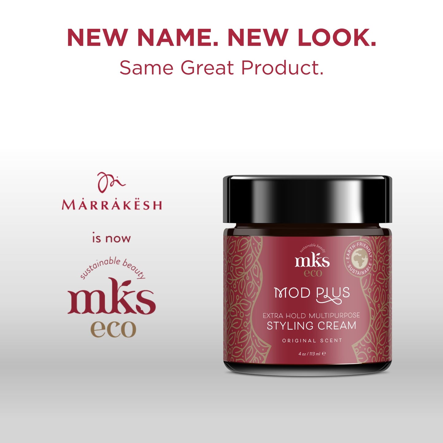 MKS eco Mod Plus, Original Scent - 4 oz - Multipurpose Styling Cream - Hemp Seed Oil, Moroccan Argan Oil - Vegan & Cruelty Free Beauty & Personal Care Earthly Body