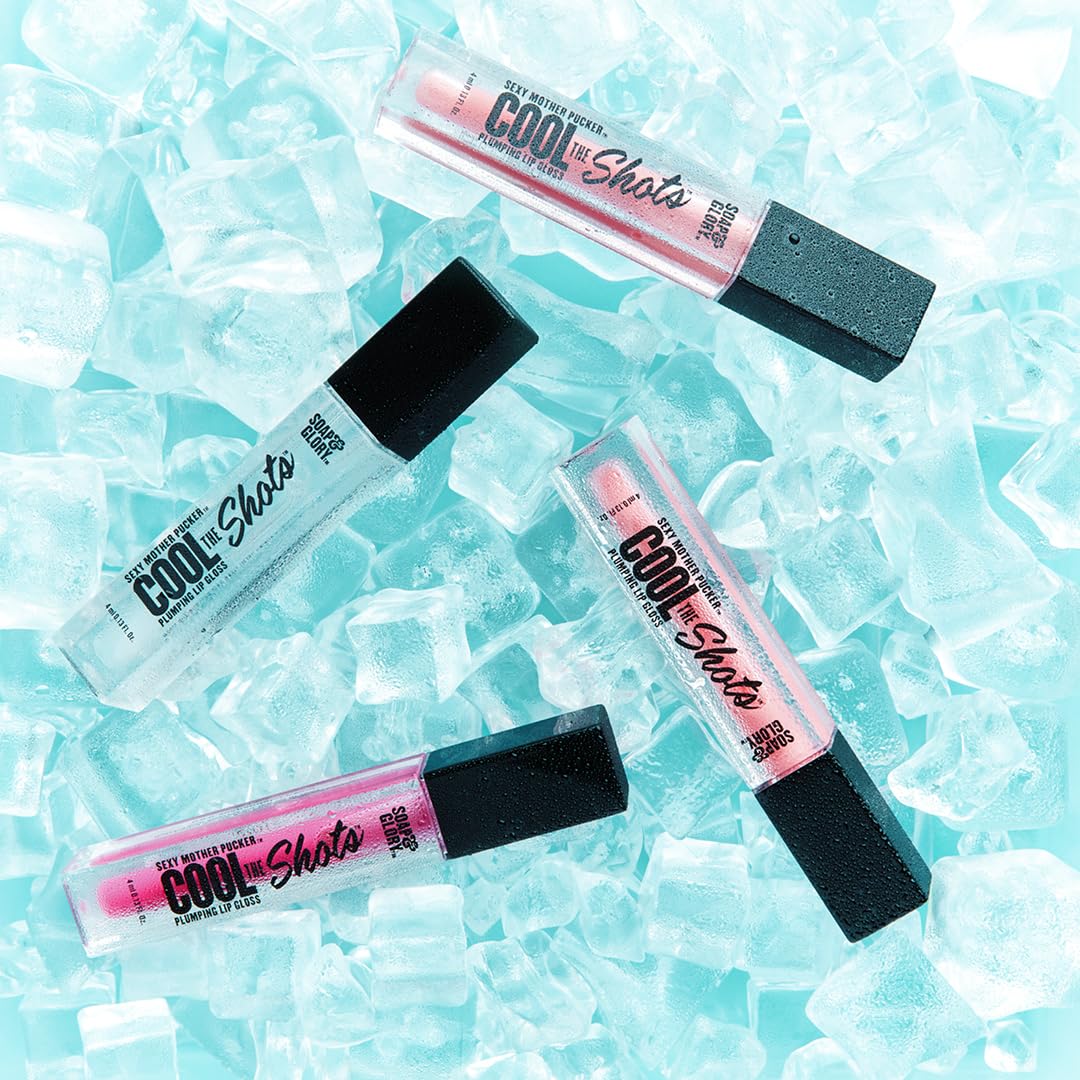 Soap & Glory SMP Cool The Shots Plumping Lip Gloss - Hydrating & Cooling Lip Plumper - Infused with Menthol & Vitamin E - High Shine, Glossy Finish Beauty and Personal Care Soap & Glory
