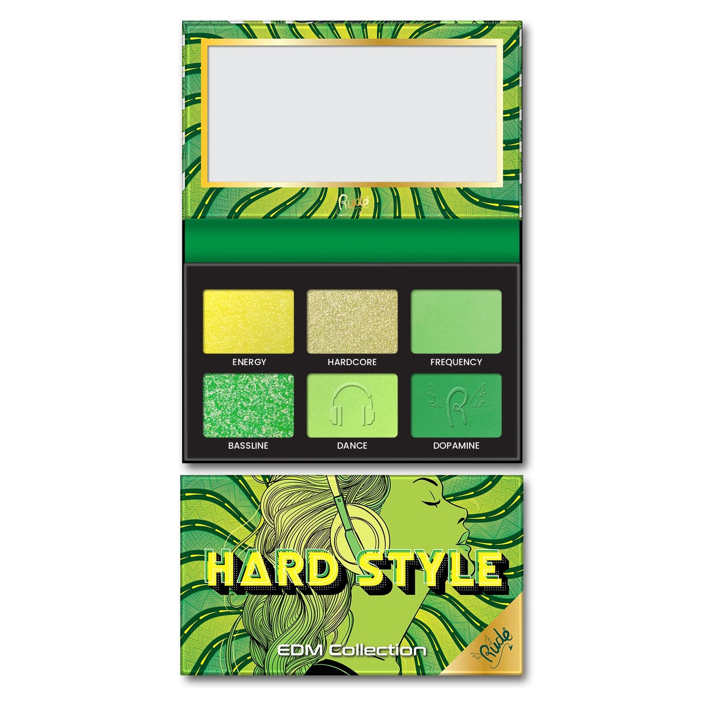 Rude Cosmetics EDM Collection - Hard Style for Women - 0.21 oz Eye Shadow Beauty & Personal Care RUDE