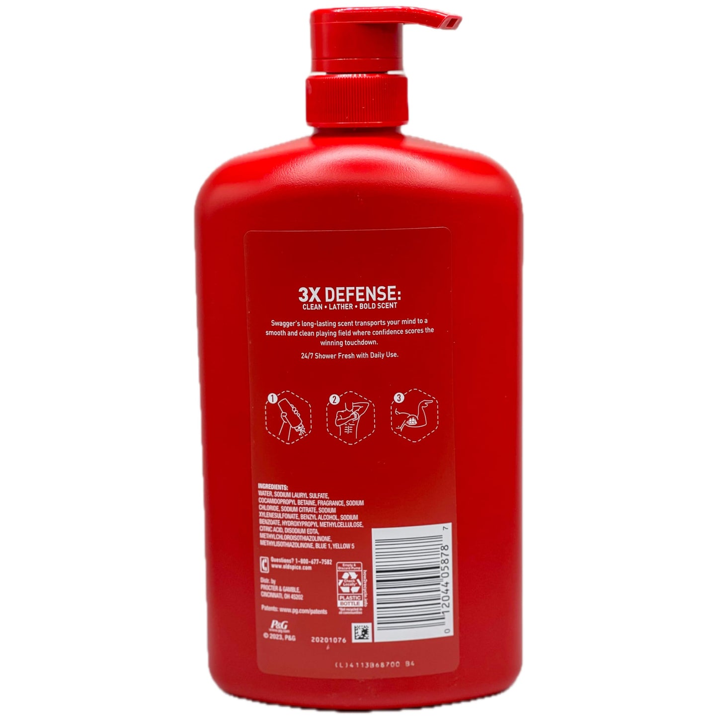 Old Spice SWAGGER BODY WASH SCENT OF CEDARWOOD 24/7 SHOWER FRESH 33.4 FL OZ Beauty & Personal Care Old Spice