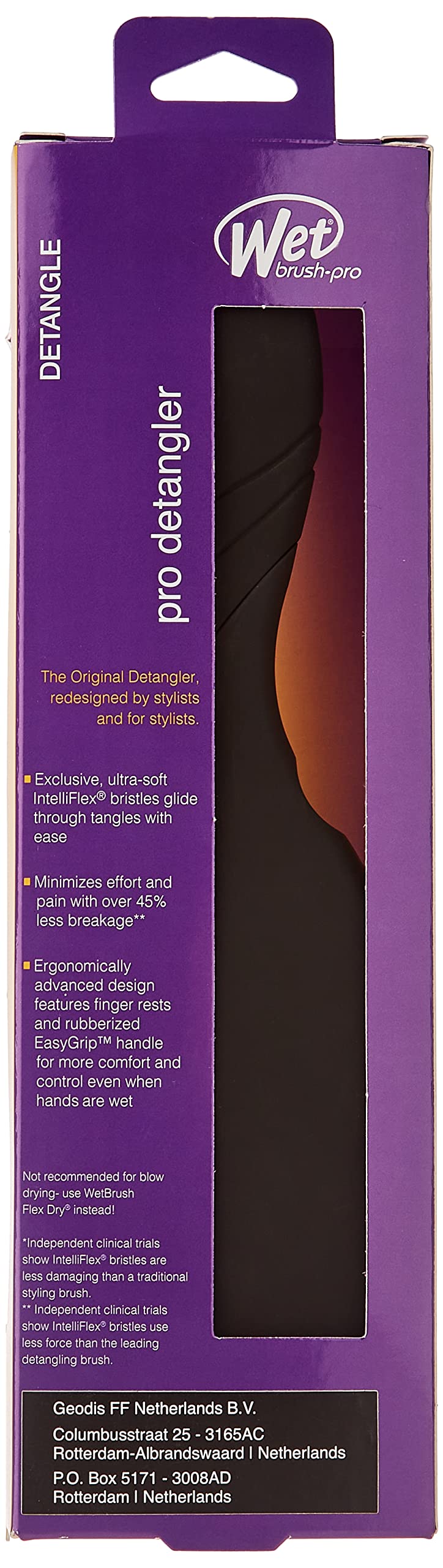 Wet Brush Brush Pro Detangler, Black Beauty & Personal Care Wet Brush
