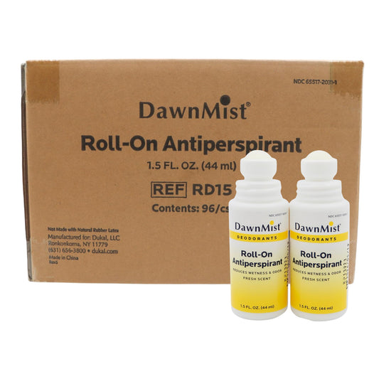 Dukal RD15 Dawn Mist Antiperspirant Deodorant, 1.5 oz, Roll-On, Fresh Scent, Travel Size, Pack of 96 Beauty and Personal Care DawnMist
