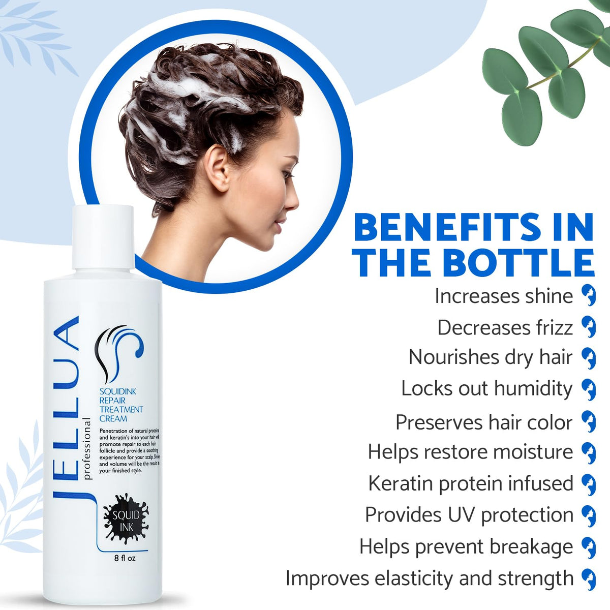Jellua Squid Ink Repair Treatment Cream 8 oz Beauty & Personal Care Jellua