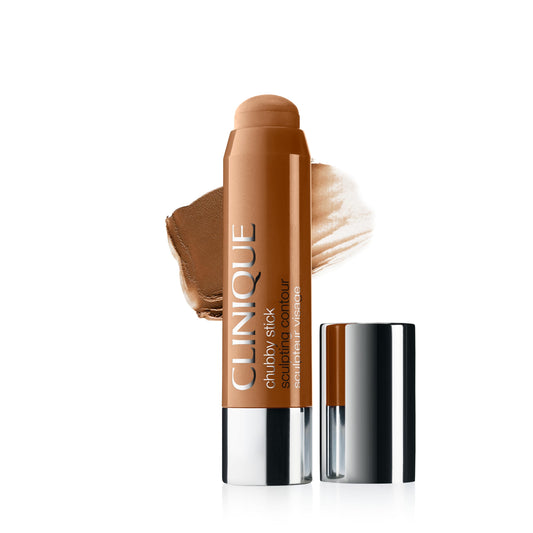 Clinique Chubby Stick Sculpting Contour For All Skin Types | Cream Formula | Buildable Dimension | Natural Matte Finish, So Sunkissed