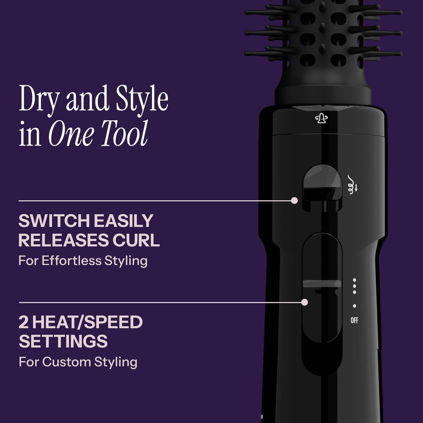 HOT TOOLS Pro Artist Hot Air Styling Brush | Style, Curl and Touch Ups (1-1/2”) Beauty & Personal Care HOT TOOLS