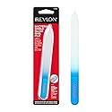 Revlon Glass Nail File, Manicure Tool for Shaping Natural Fingernails, Self-Cleaning with Bacteria Shield Technology, 1 Count Beauty & Personal Care REVLON