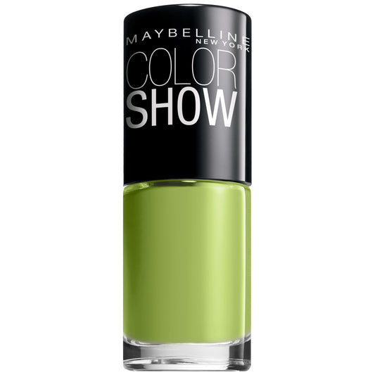 Maybelline New York Color Show Nail Lacquer, Go Go Green, 0.23 Fluid Ounce