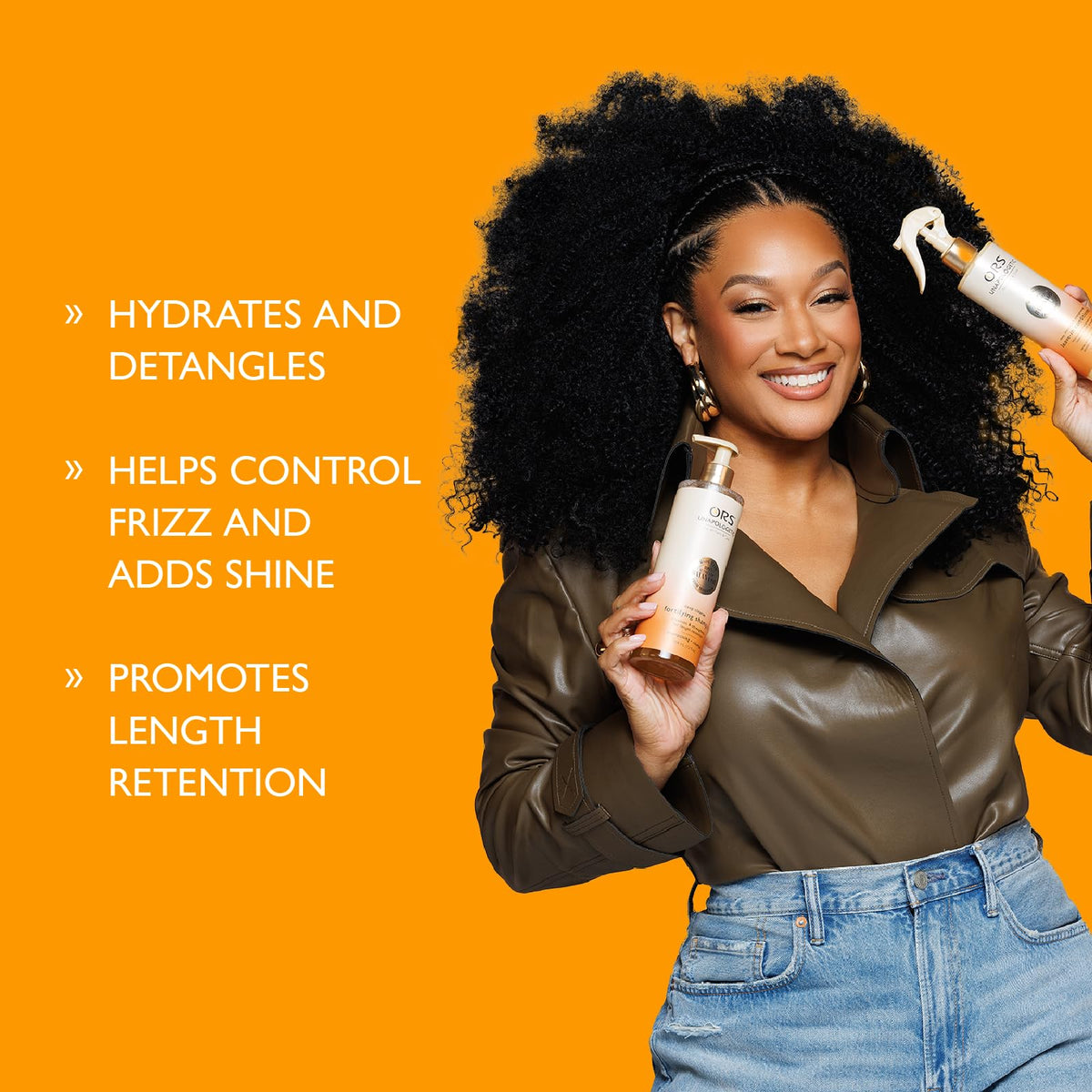 ORS Unapologetic Deep Moisture + Strengthening Leave-In Conditioner 8.5 Ounces