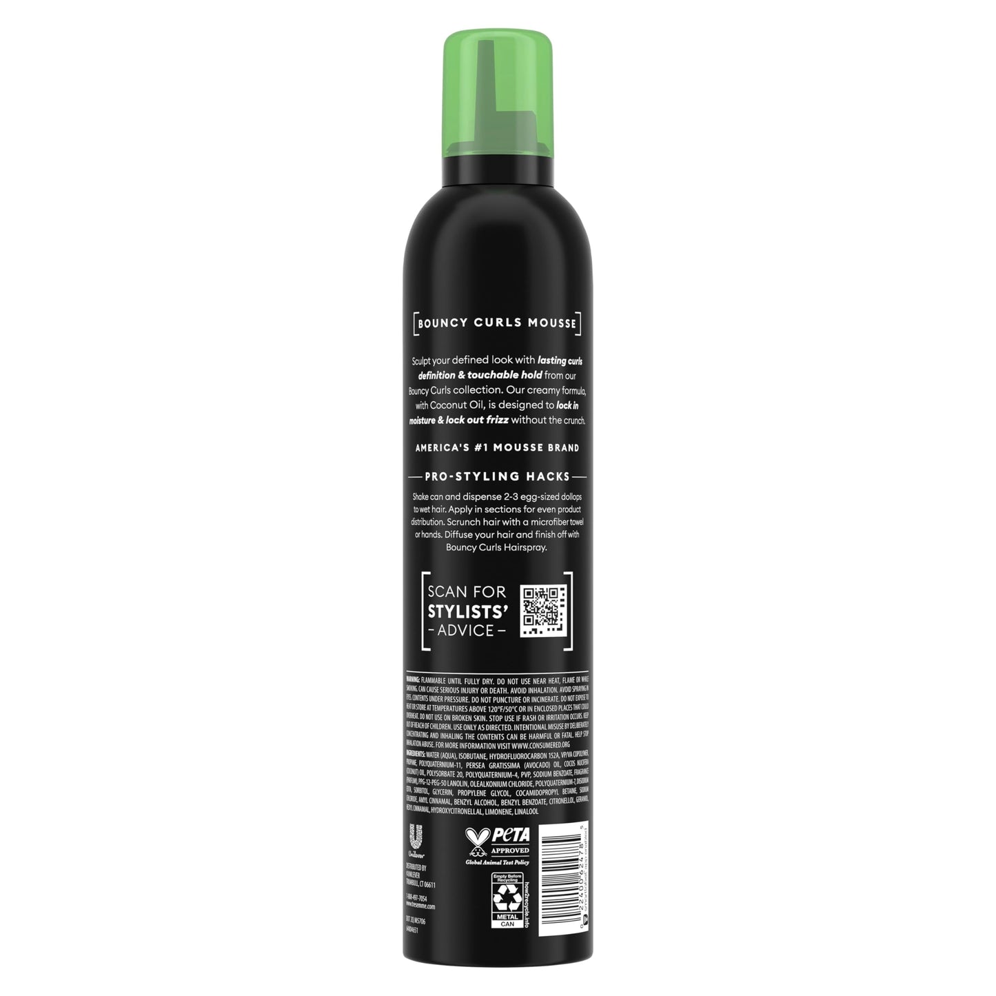 TRESemmé Flawless Curls Nourishing Mousse With Coconut and Avocado Oil 15 oz Beauty & Personal Care TRESemmé