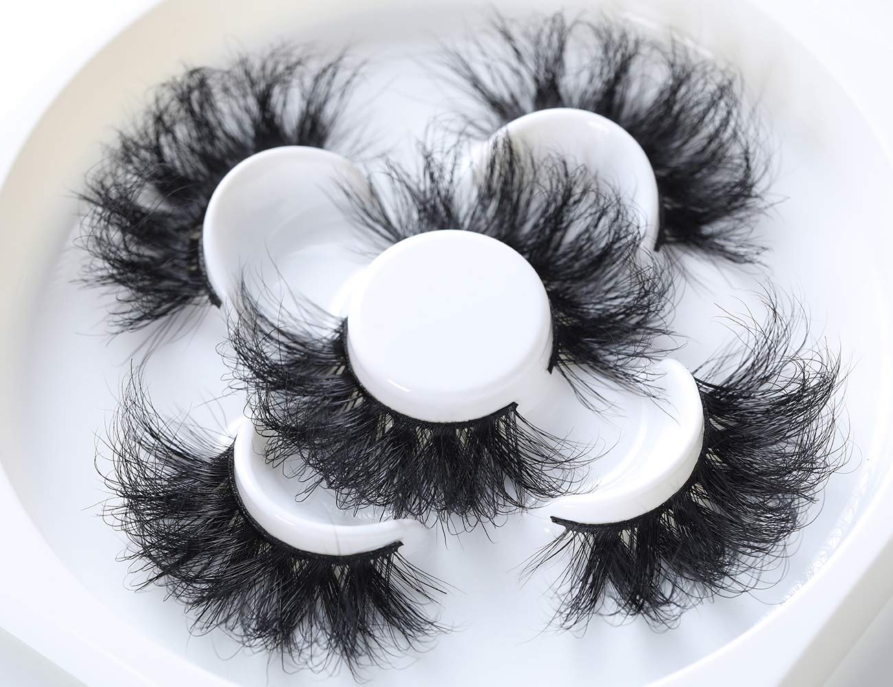 HICOCU 25mm Lashes Mink 3 Pairs False Eyelashes Dramatic Look lashes 25mm Set Pack 3D Lashes Long Volume Mink Eyelashes(WYS-SHD-3) Beauty & Personal Care HICOCU