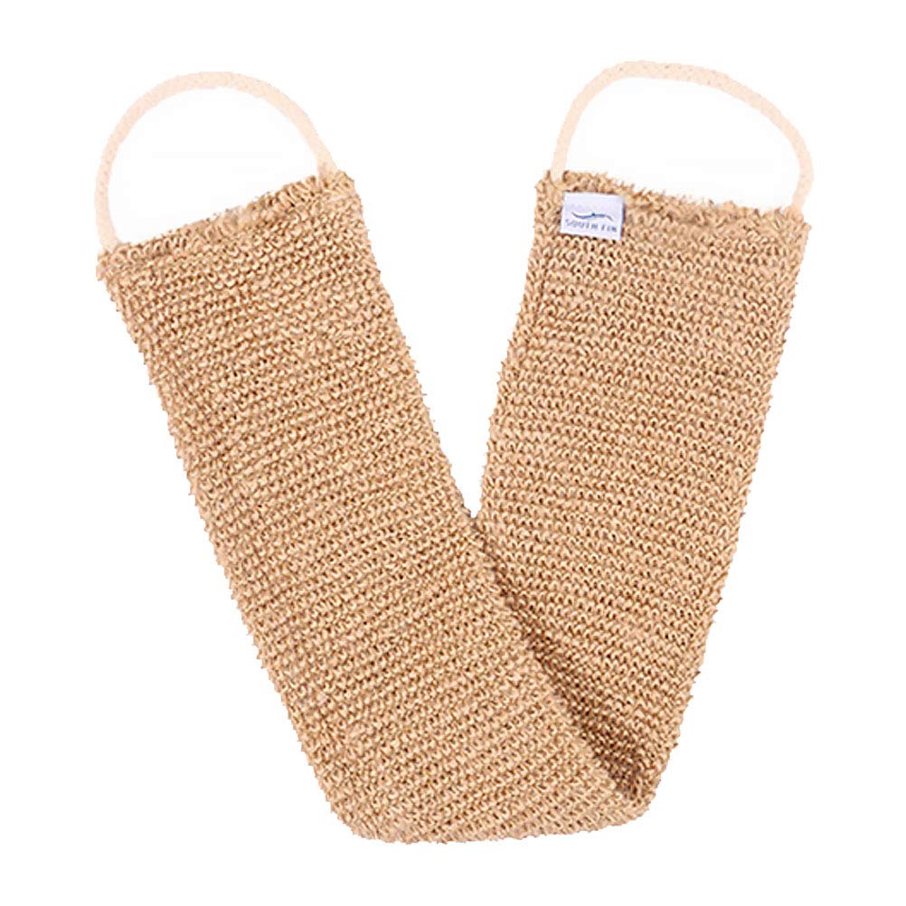 Bath Brush Ramie Jute Bath Towel Shower Towel Back Body Exfoliating Belt Shower Scrubber Bath Brush Set Beauty and Personal Care SAOGERUL