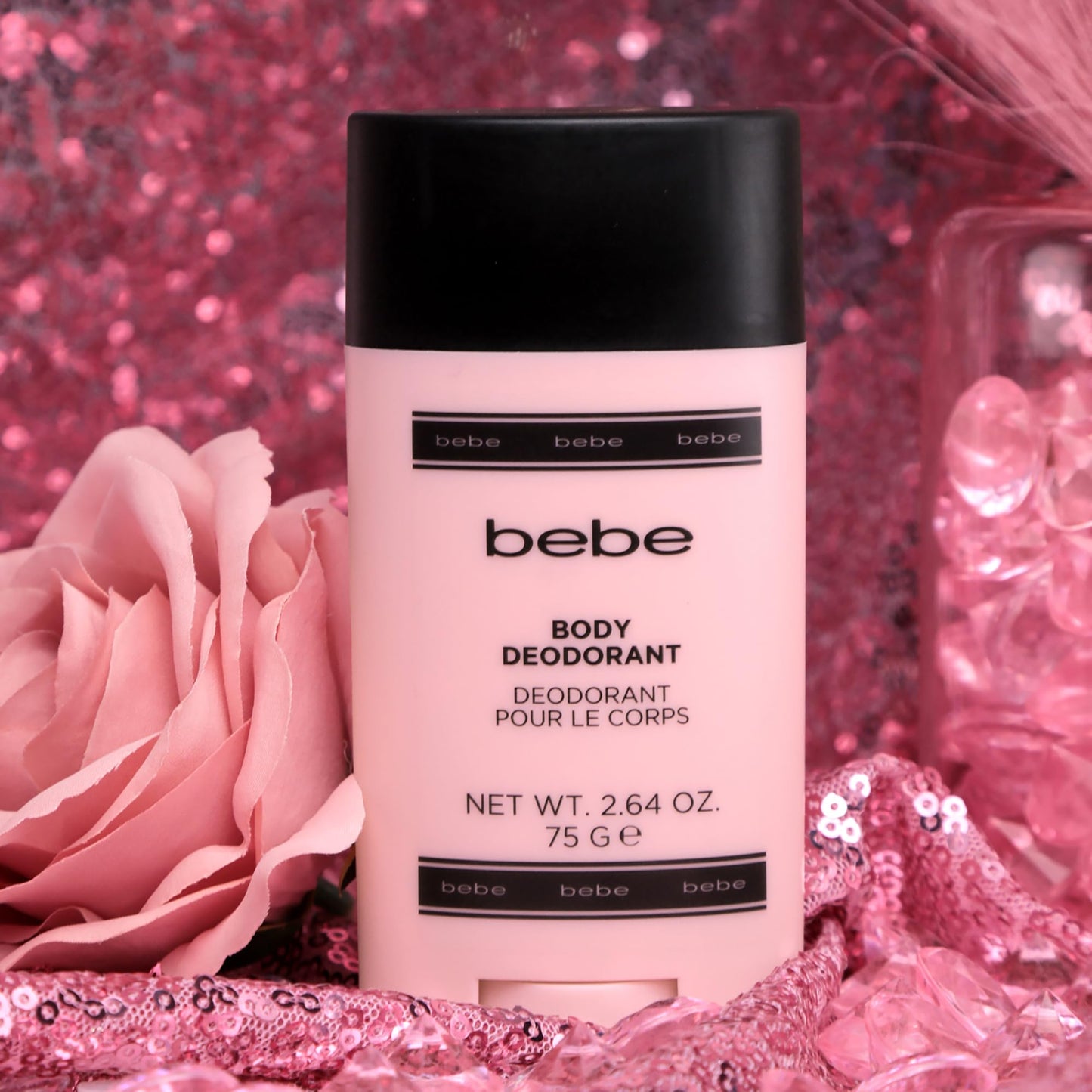 bebe Silver Deodorant Stick - Aluminum Free Deodorant for Women - Fruity Floral Scent - Smooth Glide - Long-Lasting 24H Freshness - 2.64 oz Beauty and Personal Care bebe