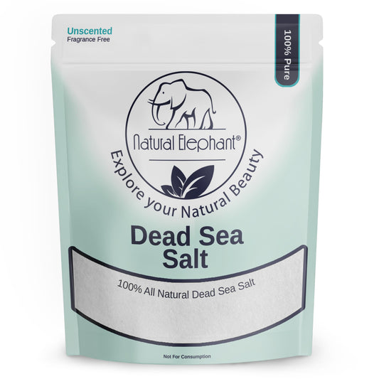 Natural Elephant Dead Sea Salt for Soaking & Bathing - 19 Pounds Bulk Bag - Fine Grain - 100% Natural and Pure Beauty and Personal Care Natural Elephant