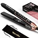 Terviiix Non-Snagging Ceramic Flat Iron Hair Straightener 1 inch, Plancha De Cabello,3X Less Damage Hair Straightener and Curler, 15s Fast Heating, 5 Beauty & Personal Care Terviiix