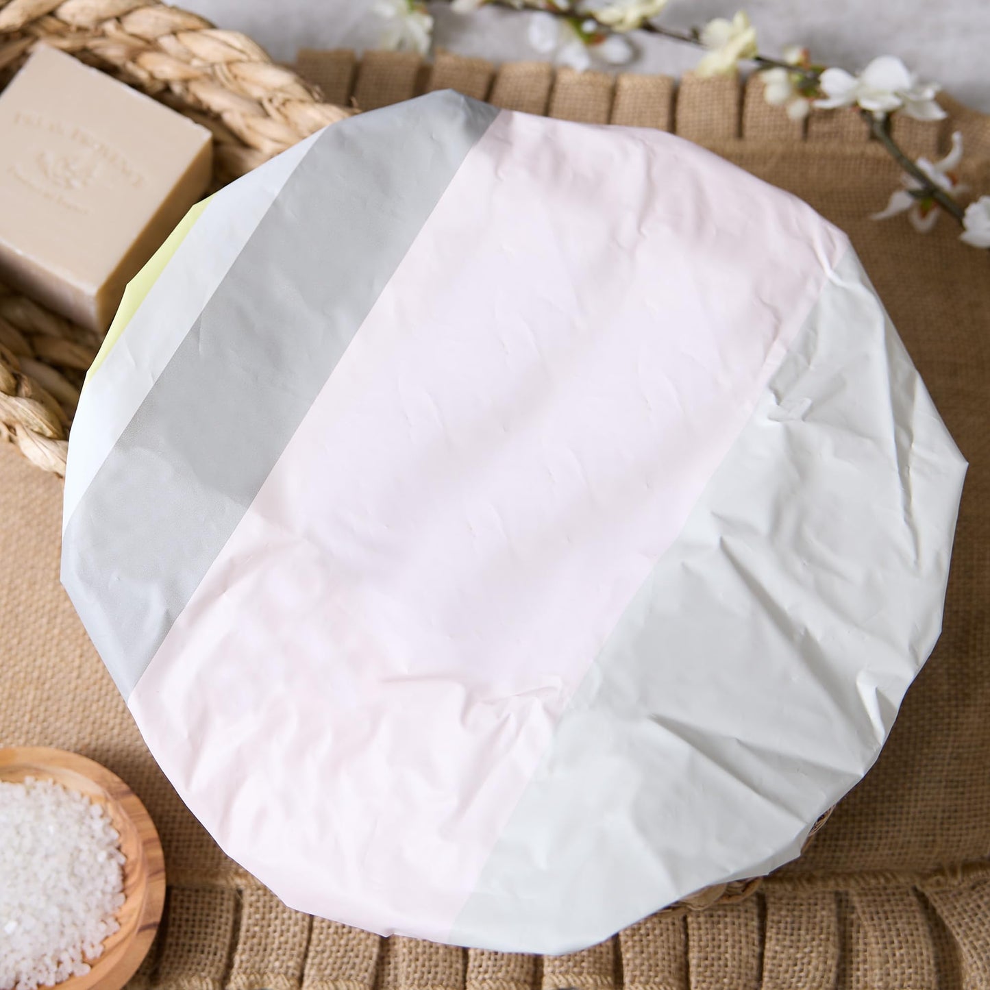 Spa Prive Unisex Shower/Bath Cap - Waterproof, Reusable Hair Protection - Soft Elastic Fit - For All Hair Types Beauty and Personal Care The Gathering Garden
