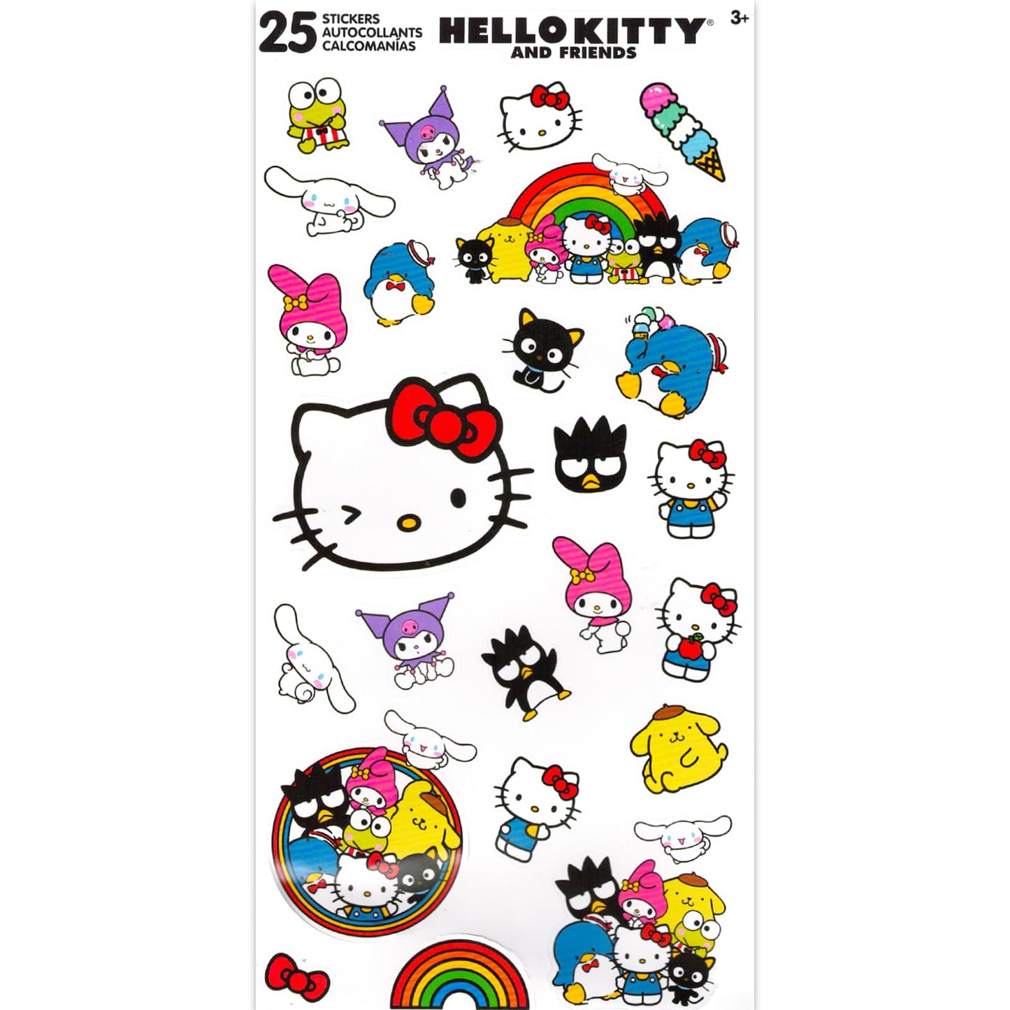 Hello Kitty Lip Gloss Tubes - Bundle with 2 Lip Gloss in Assorted Flavors for Party Favors Plus Bag Clip, Stickers, More | Hello Kitty Party Favors Beauty & Personal Care Hello Kitty