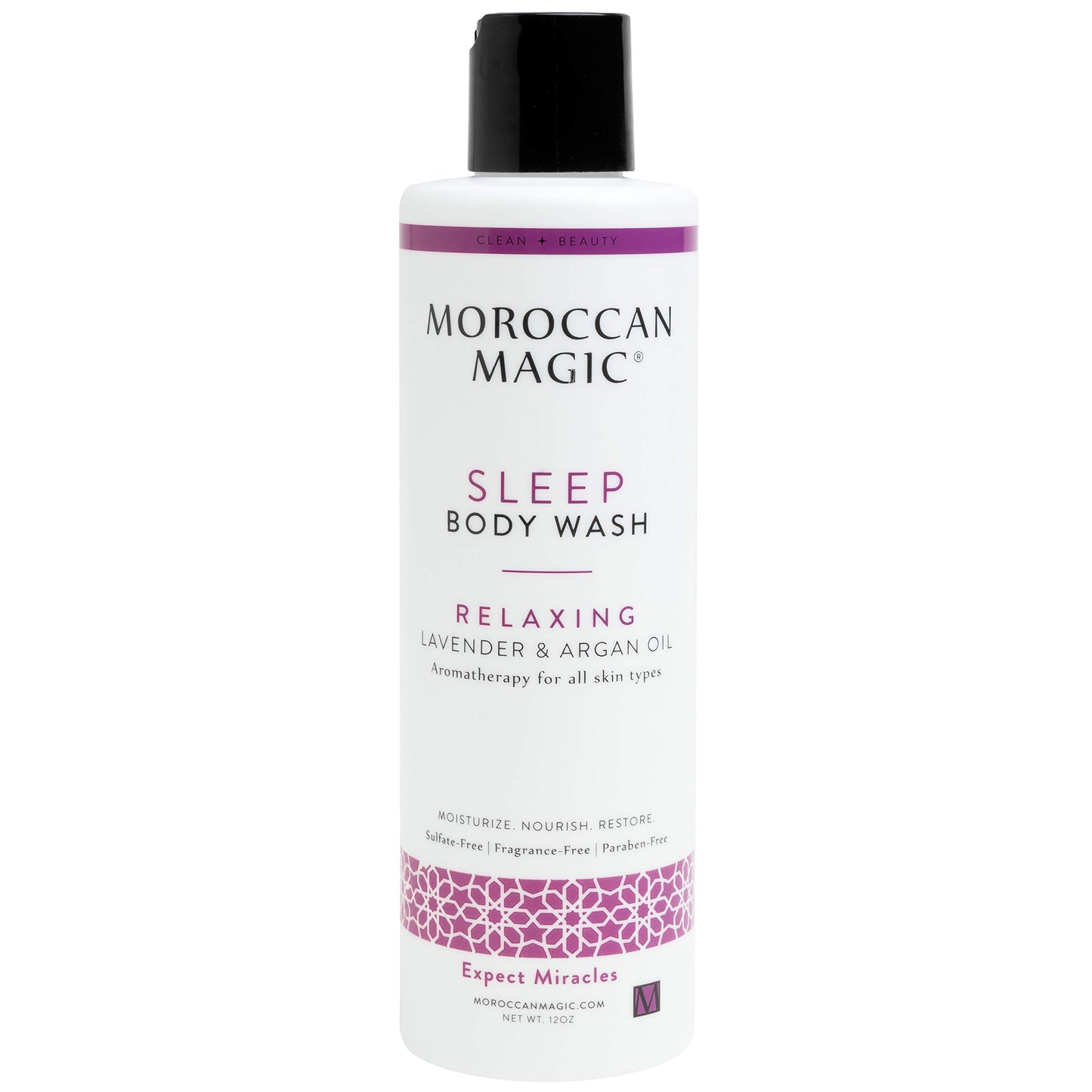Moroccan Magic Sleep Body Wash | Clean Beauty | Sweet Lavender | Vegan | Cruelty-Free Beauty & Personal Care Moroccan Magic