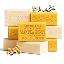 Australian Botanical Goats Milk Soap and Manuka Honey 6.6 OZ, Triple Milled Bars made with a Natural Soap Base and Enriched with Organic Shea Butter Beauty & Personal Care Australian Botanical Soap