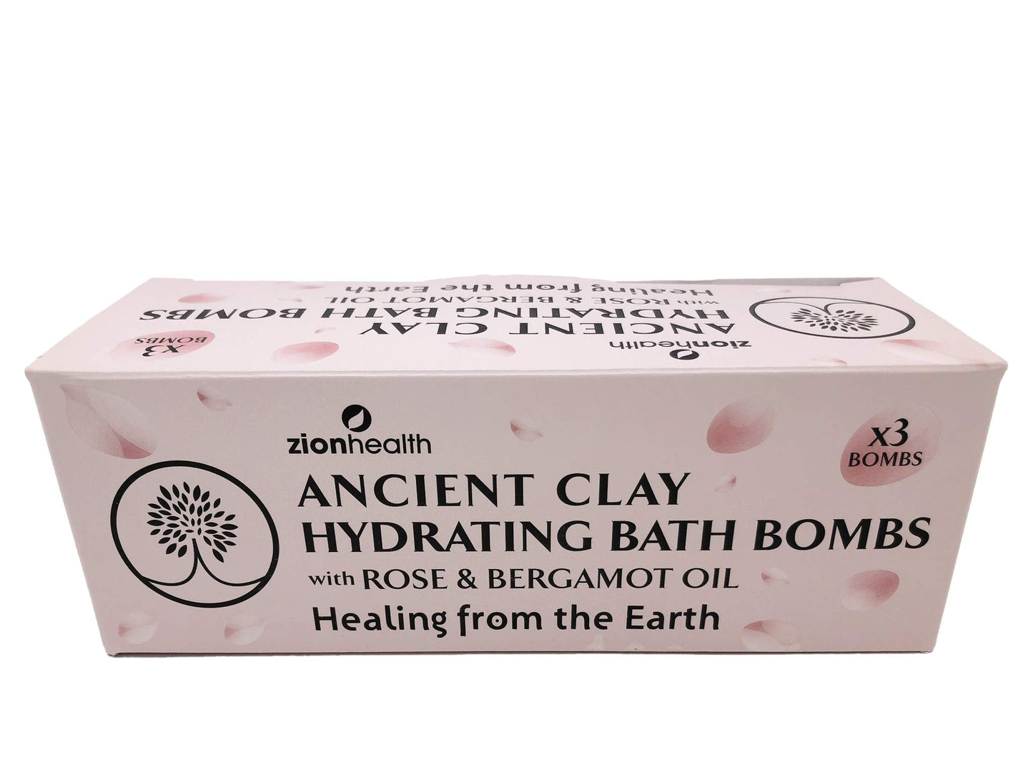 Bergamot Rose Hydrating Bath Bombs Zion Health 3 ct Bomb Beauty & Personal Care Zion Health