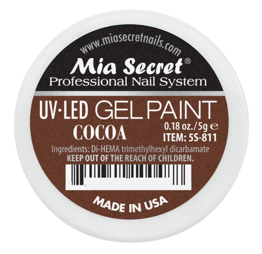 Mia Secret Professional Nail System UV/LED Gel Paint - 5 grams (Cocoa) Beauty & Personal Care Mia Secret