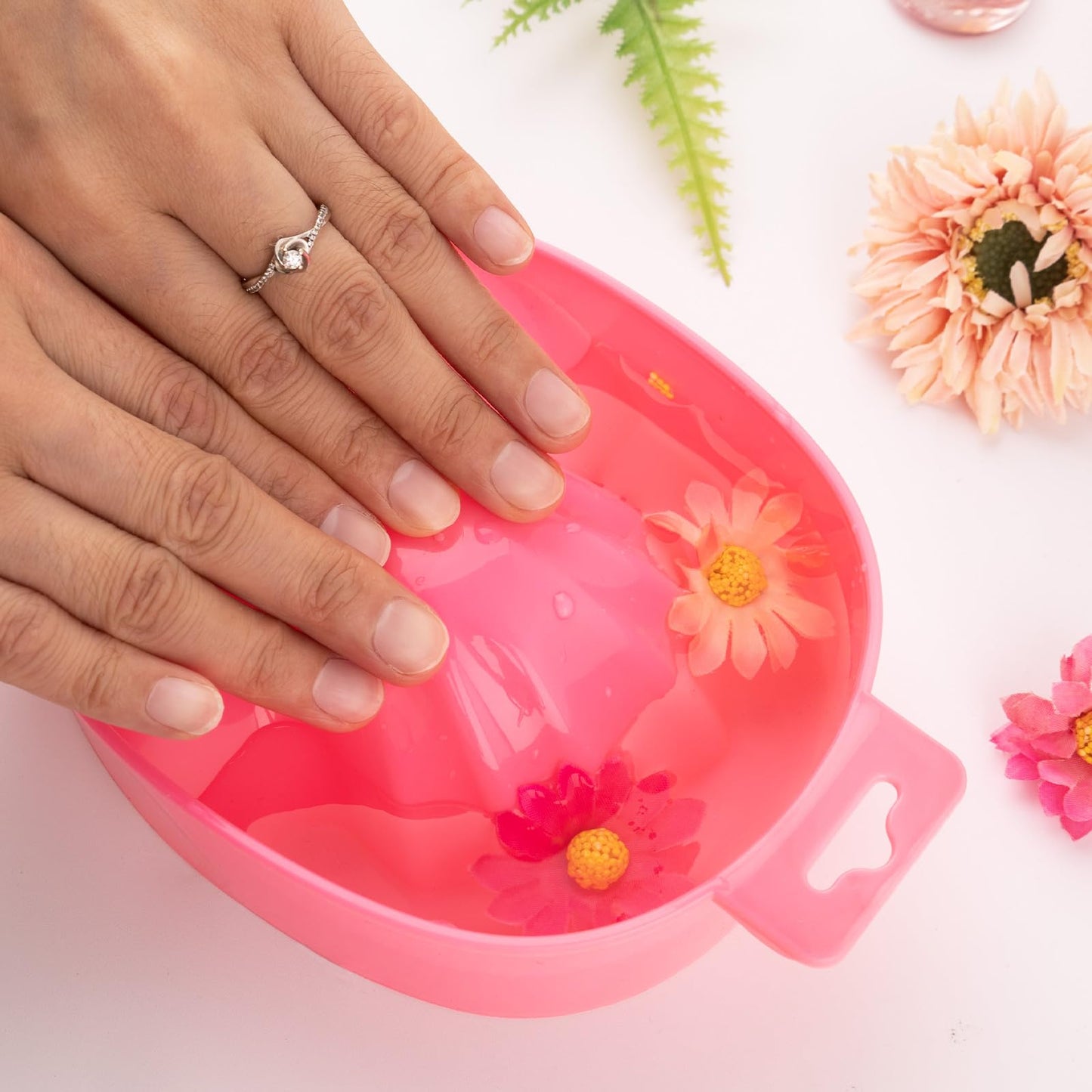 Framendino, 2 Pack Nail Soak Tray Manicure Bowl Soaker Bowls Red Beauty & Personal Care Framendino