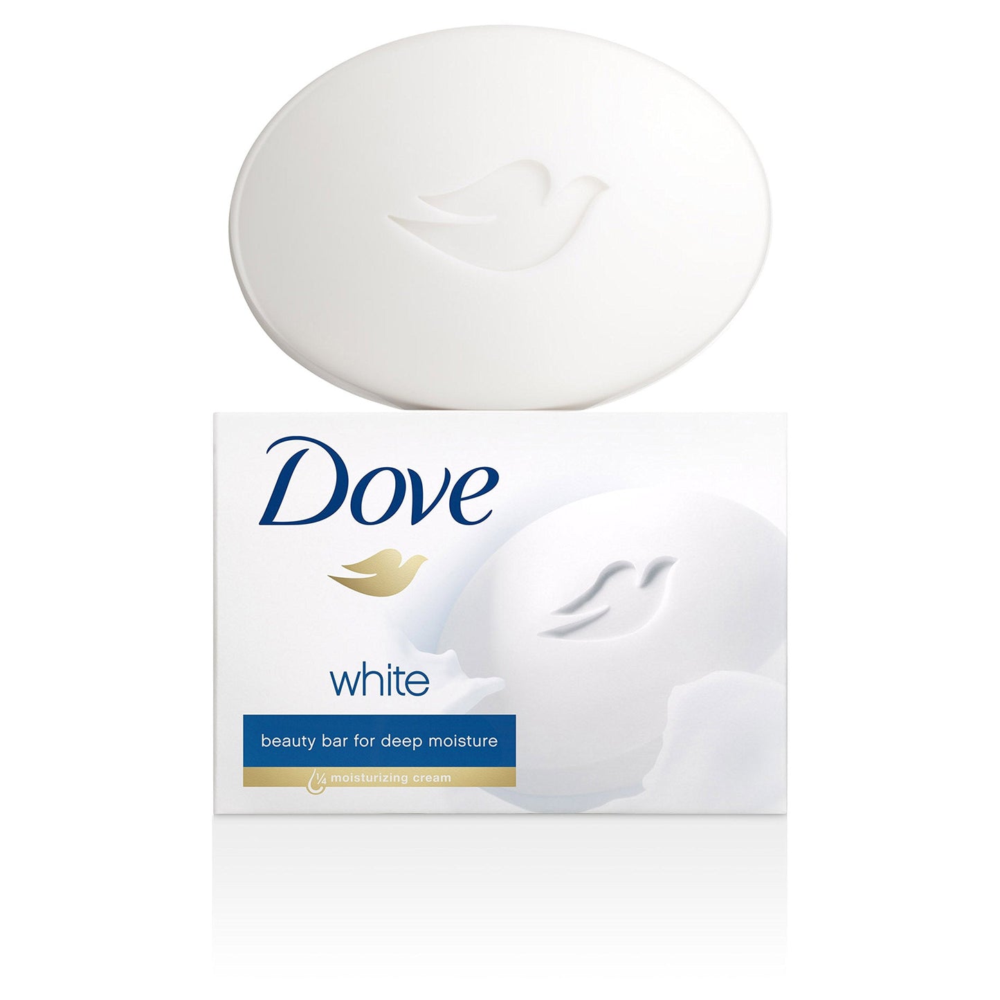 Dove Beauty Bar More Moisturizing than Bar Soap White Effectively Washes Away Bacteria, Nourishes Your Skin 3.75 oz 4 Bars Beauty & Personal Care Dove