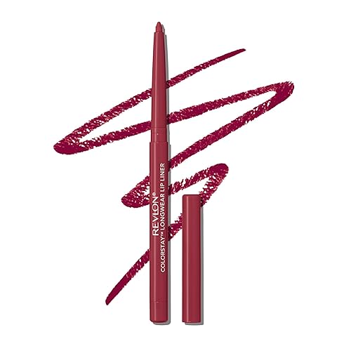 Revlon Colorstay Lip Liner Makeup with Built-in-Sharpener, Longwear Rich Colors, Smooth Application, 670 Wine, 0.01 oz Beauty & Personal Care REVLON